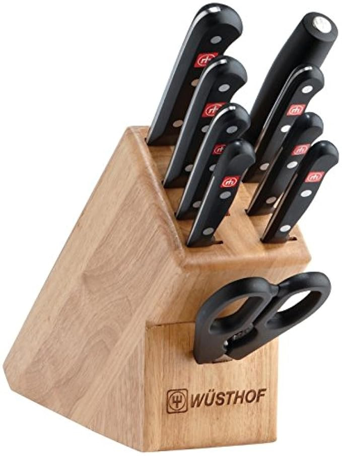 Wusthof Ten Piece Block Set Gourmet, Black | Amazon (US)