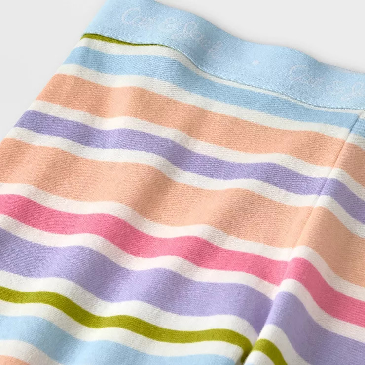 Kids' 2pc Striped Tight Fit Pajama Set - Cat & Jack™ | Target