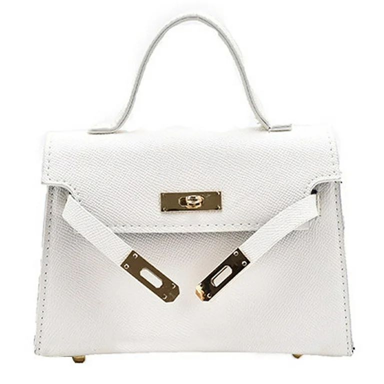 Women's Leather Satchel Crossbody Bag Purse Handbag,White，G152741 | Walmart (US)