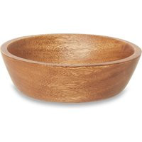 Orsina Sturdy Small Acacia Wood Bowl, Handcrafted Mini Fruit Dish, Rustic Wooden Server, Petite Wooden Kitchen Bowl in Natural | Debenhams UK