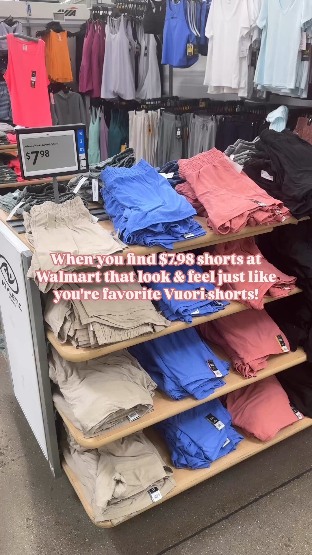 $8 Walmart shirts that look & feel just like my favorite Vuori shorts! There's also a matching tee!👏🏻

#LTKStyleTip #LTKFindsUnder50