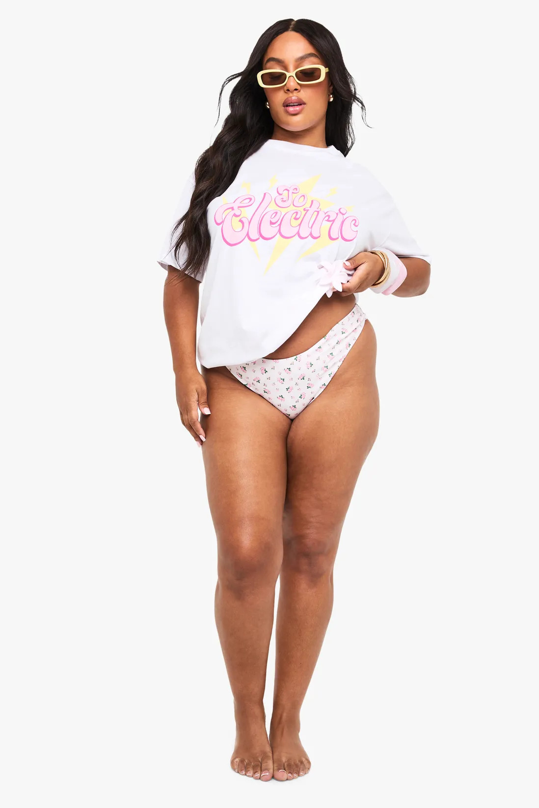 T-Shirts | Plus So Electric Oversized T-Shirt | boohoo | Boohoo.com (UK & IE)