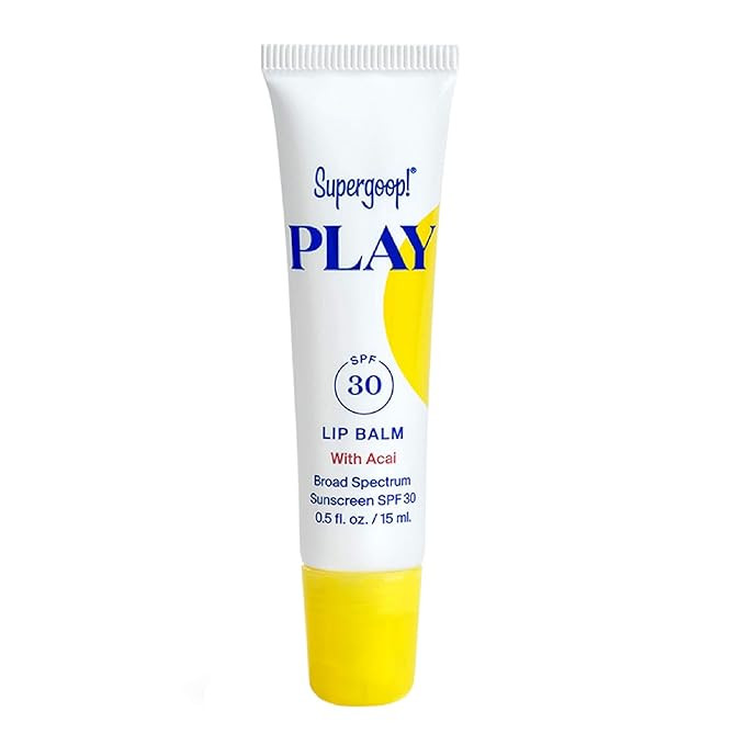 Supergoop! PLAY Lip Balm SPF 30 with Acai, 0.5 fl oz - Reef Safe, Broad Spectrum SPF Lip Balm wit... | Amazon (US)