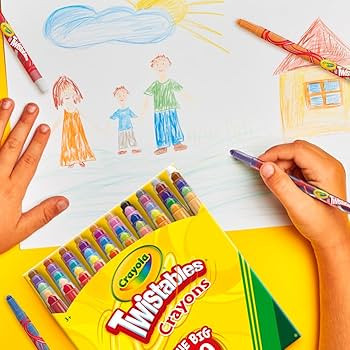 Crayola Mini Twistables Crayons (50ct), Kids Art Supplies, Unique Gifts for Kids, Coloring Set, C... | Amazon (US)