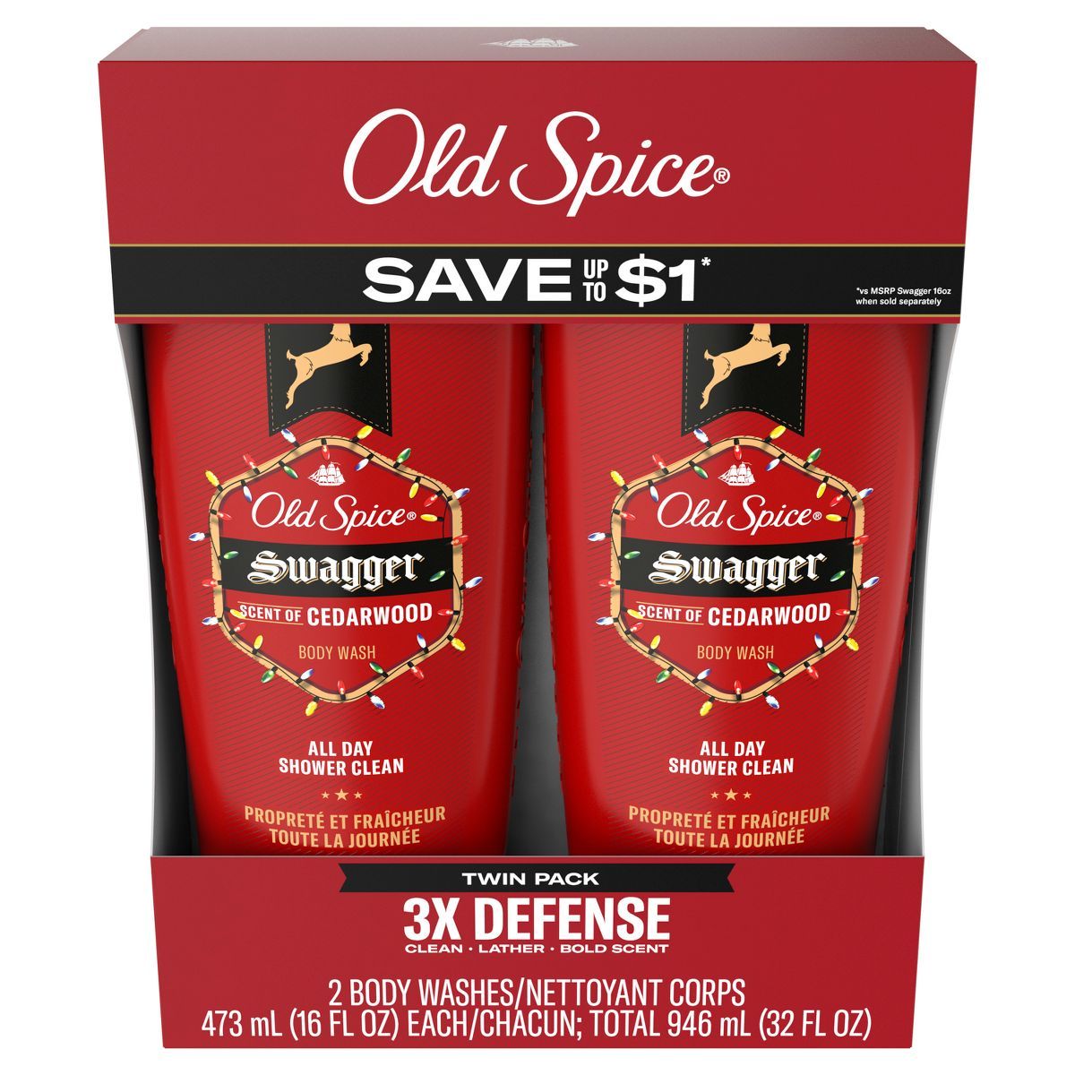 Old Spice Limited Edition Swagger Body Wash Gift Set - 16 fl oz/2pk | Target