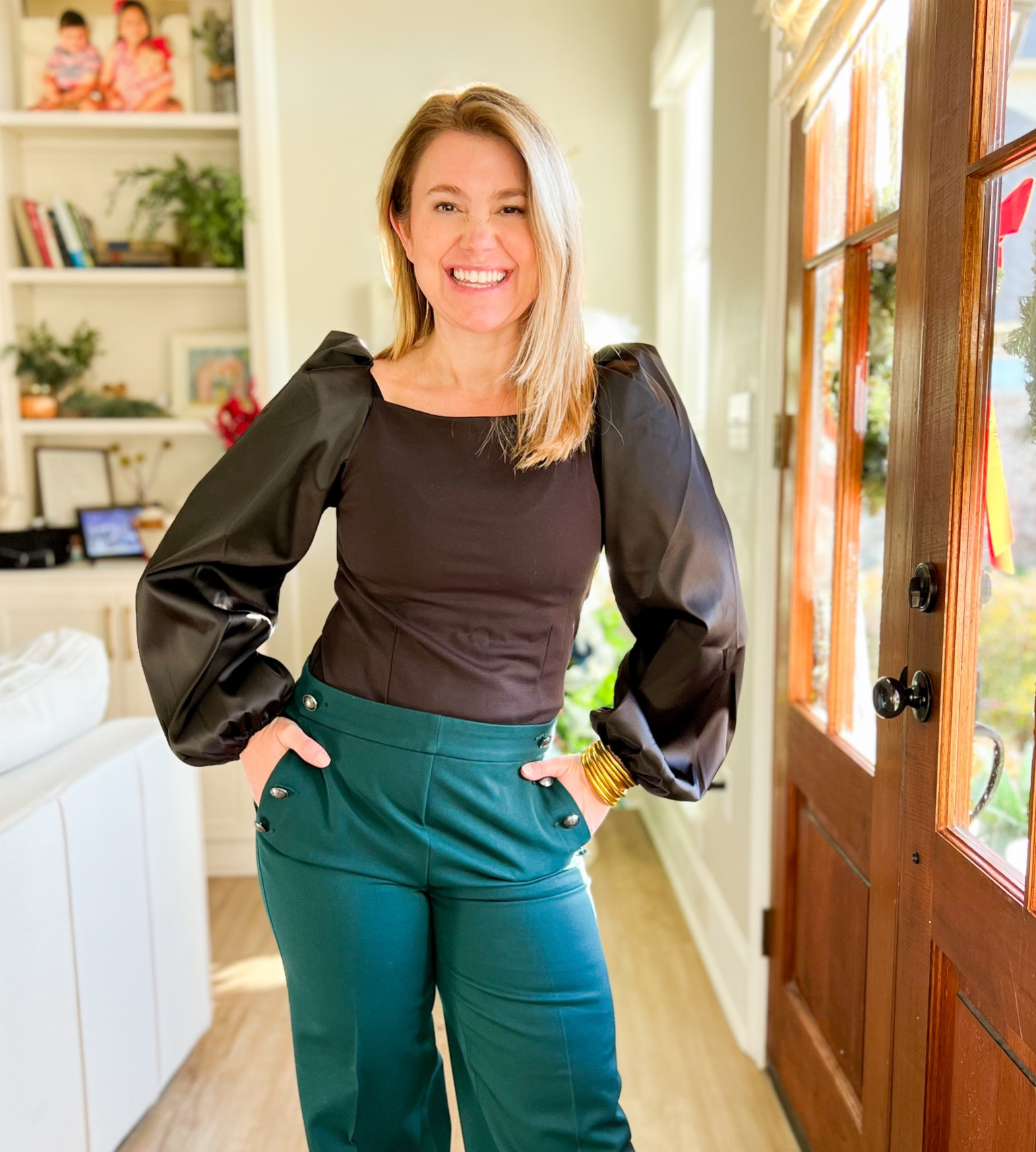 The shirt that everyone needs! Love the 2 different textures of the sleeves and body of the shirt and the fit is 🫶🏻 It can be worn dressy or not so dressy. Plus it’s on sale 😉

#LTKCyberWeek #LTKGiftGuide #LTKHoliday