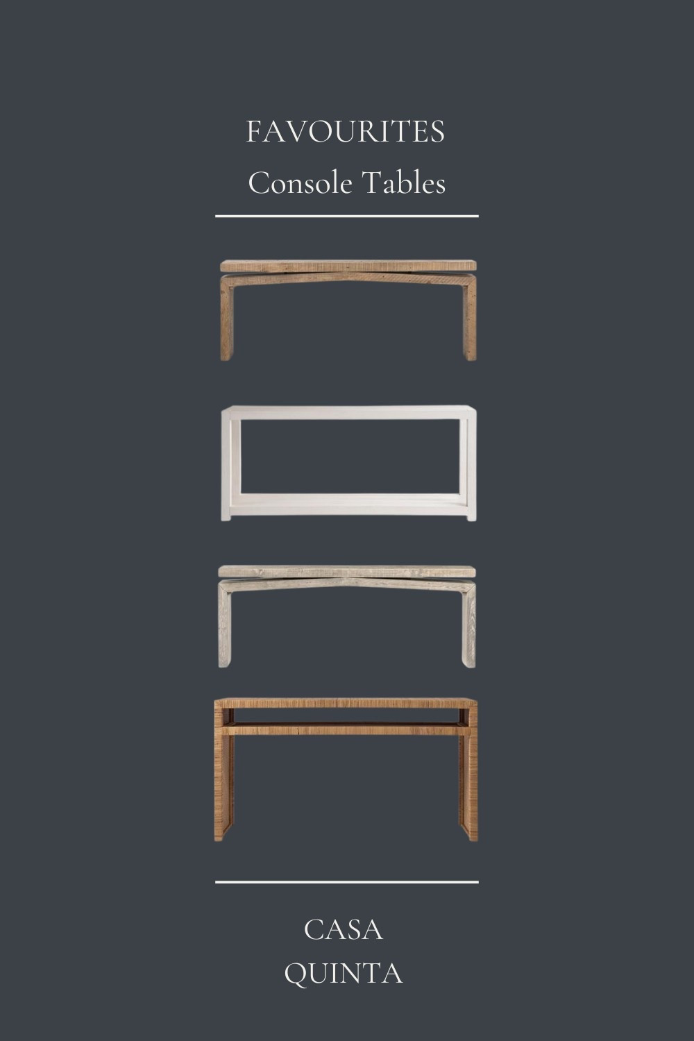 The perfect blend of form and function ✨
Console tables are the ultimate styling piece — whether in an entryway, hallway, or behind a sofa, they add instant polish.

Just linked my favorite console tables on LTK — timeless, versatile, and curated for every space 🤍

#ConsoleTableStyle #LTKHome #EntrywayInspo #NeutralInteriors #StyledSpaces #DesignDetails