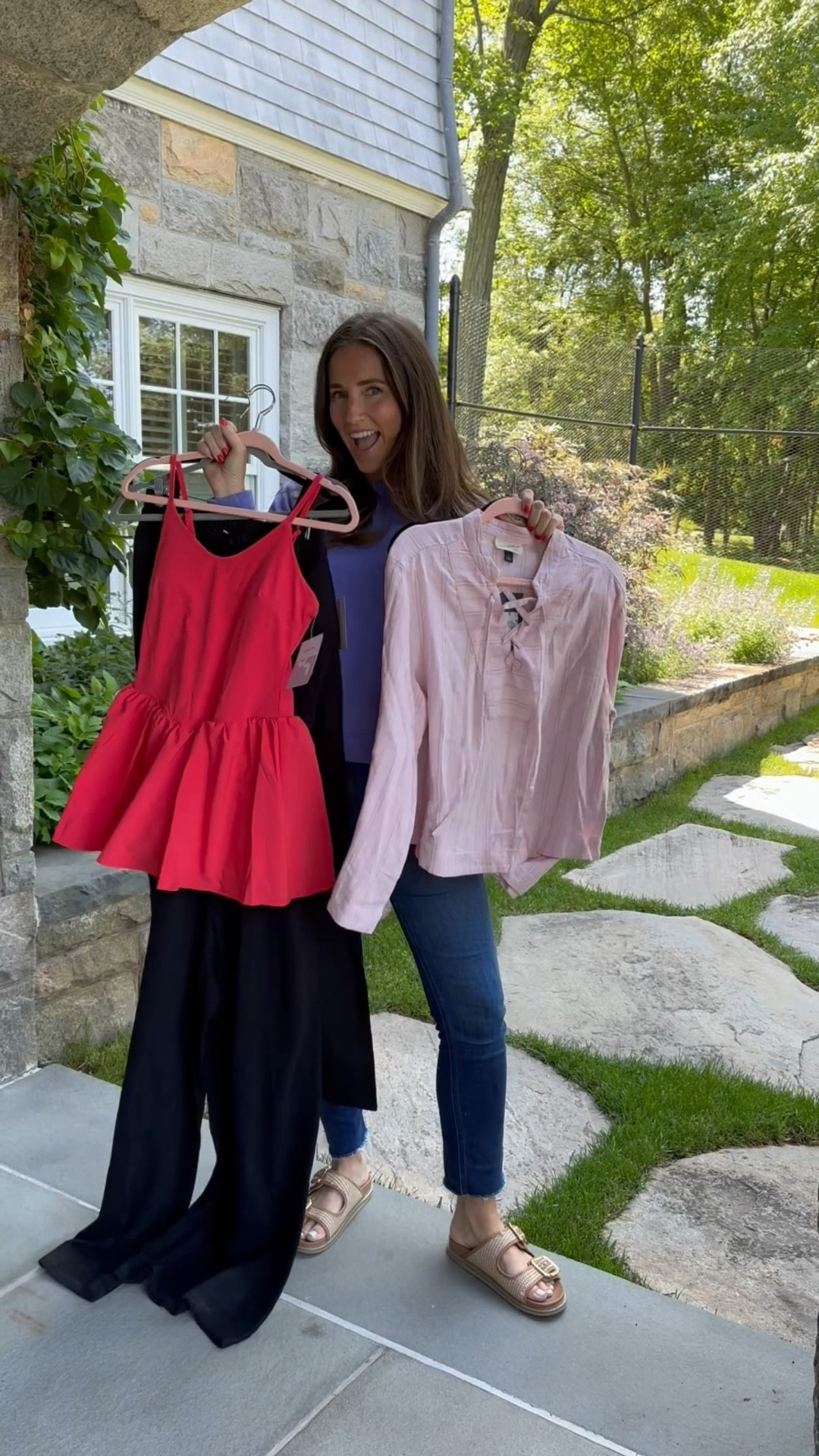 Another great target haul in the books!!! 🥳 had to get this $28 jumpsuit in another color andddd the active dress in another color as well 😜

Wearing size small in everything except the red shorts - sized up to M (prob didn’t need to tho!) 
Wearing size 4 in the skort (glad I sized up)
White jeans and blue jeans are tts
Shoes are all tts 


#LTKFindsUnder50 #LTKStyleTip #LTKFindsUnder100