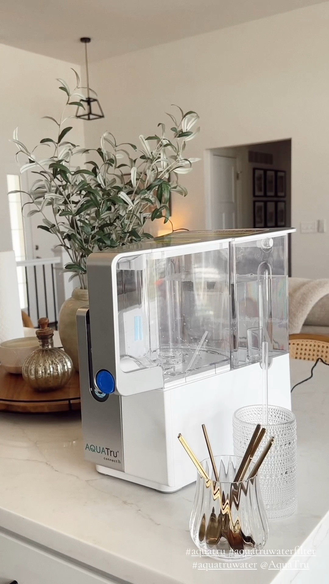 Once you know your tap water has arsenic, lead, chlorine + fluoride... you cannot un-know it 😅 Thankful for my AquaTru Classic @AquaTru 💧✨🤭

Imagine spending $$ on organic fruit, protein powder, and superfoods... just to blend it with sketchy tap water 😅 Couldn't be me. My aqua tru removes over 80 contaminants 👋🏻 so my smoothies are actually as clean as they look. 💦🤌🏻 I have this water purifier linked on my LTK links in my bio!
#aquatru #reverseosmosis #holistichealing #filteredwater #aquatruwater

#LTKFamily #LTKHome #LTKU