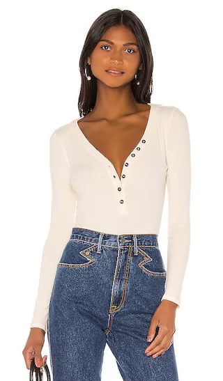 x Lindsi Lane Oliver Top in Cream | Revolve Clothing (Global)