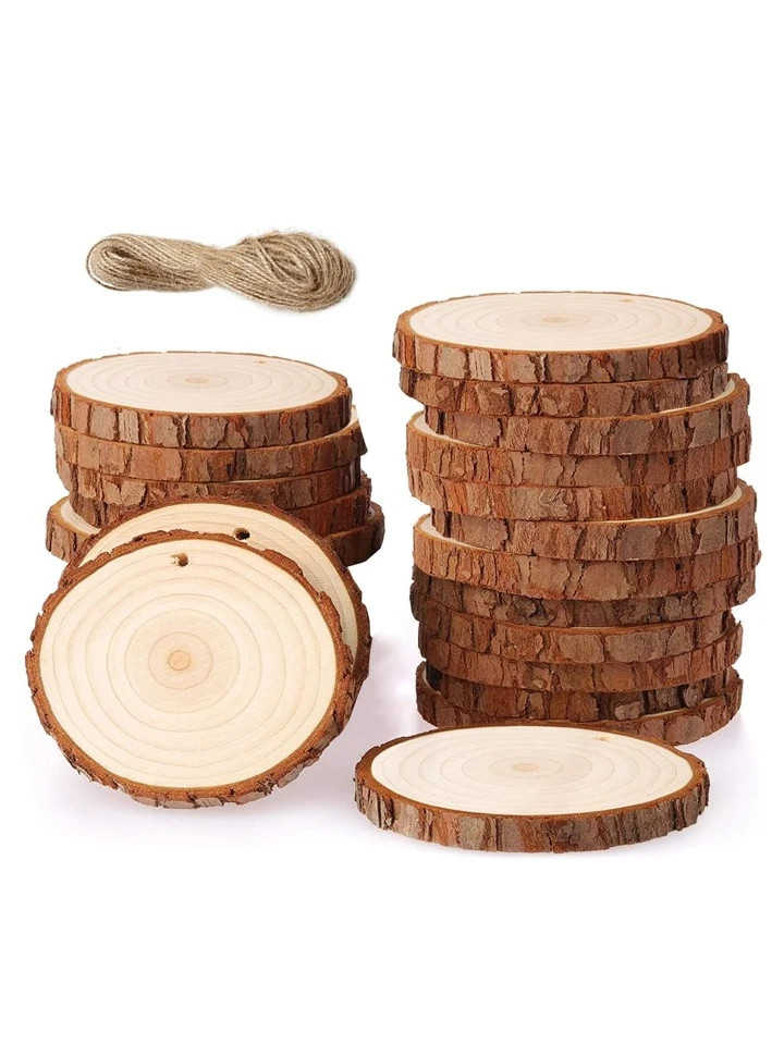 20 pezzi Tavola di legno con corda 1pc, set di tavole di legno semplici per DIY | SHEIN ITALIA | SHEIN