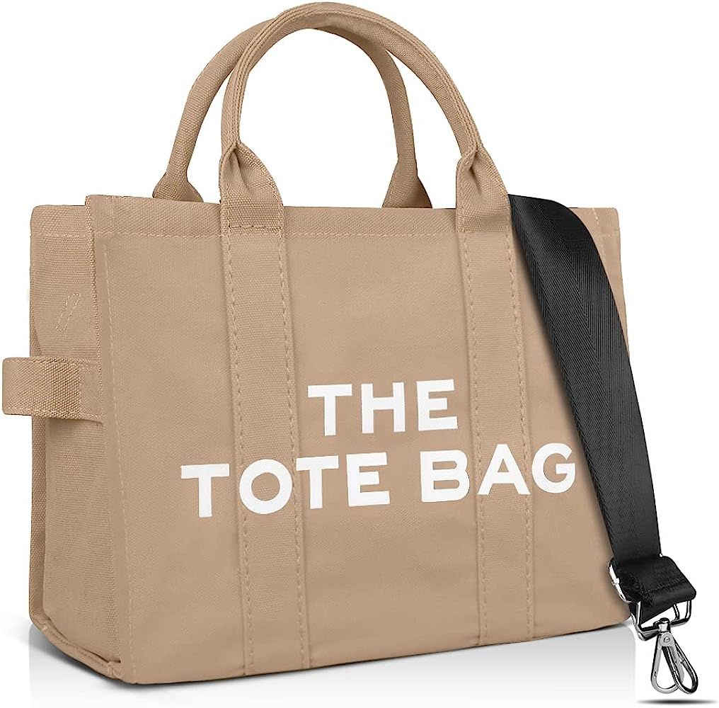 Rezido The Tote Bag for Women Crossbody Canvas Tote Bag Traveler Handbag Zipper Canvas Tote Bag | Amazon (US)