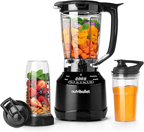 NutriBullet NBF50520 Touch Combo Blender, 64 oz, Black       Add to Logie | Amazon (US)