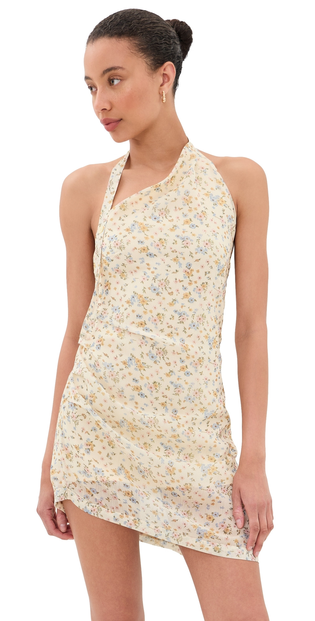 Lioness Moonlight Mini Dress Beige XS | Shopbop