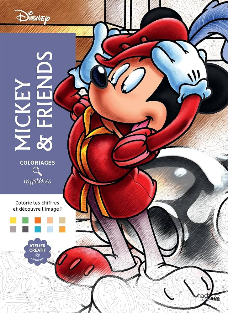 Coloriages mystères Disney - Mickey and friends | Amazon (US)