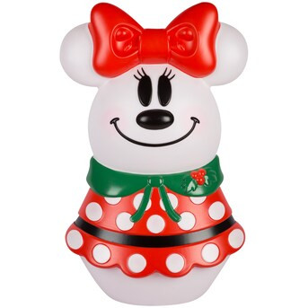 Disney Minnie Mouse 22.83-in Mouse Door Decoration with White LED Lights | Lowe's