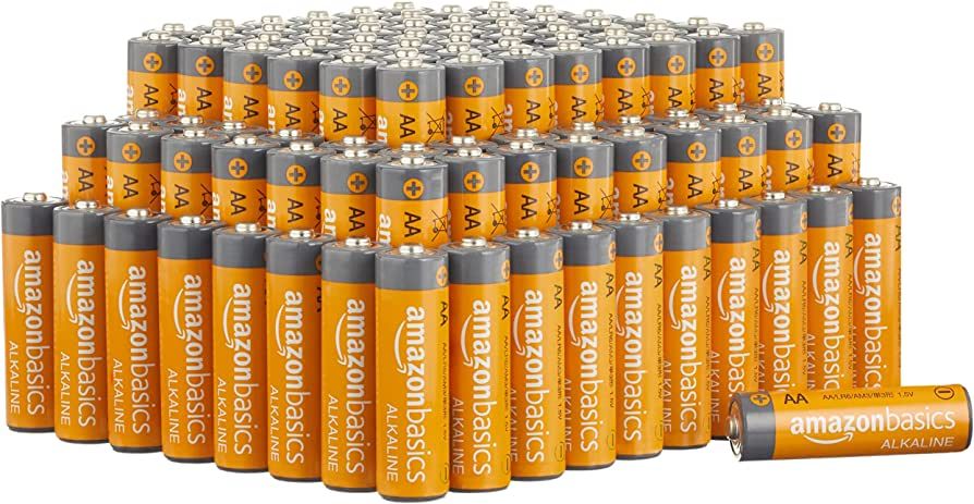 Amazon Basics 100-Pack AA Alkaline High-Performance Batteries, 1.5 Volt, 10-Year Shelf Life | Amazon (US)