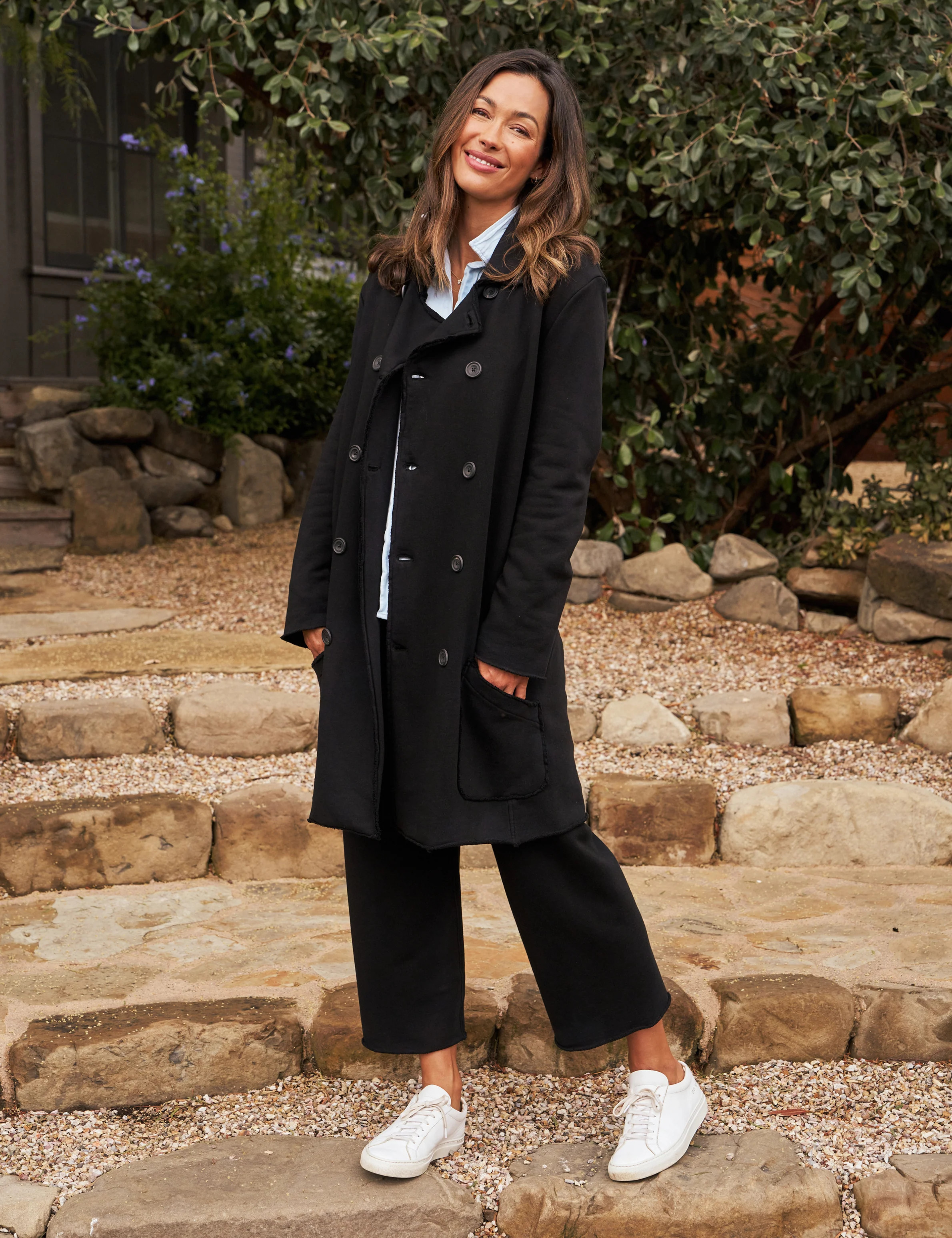 TIPPERARY Black, Triple Fleece | Frank & Eileen