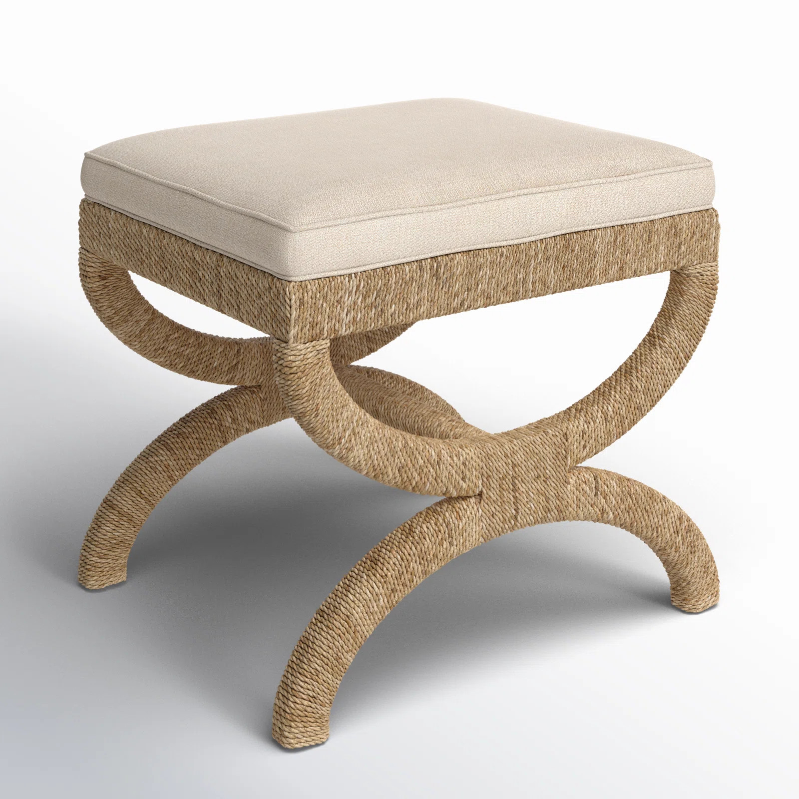 Seri Upholstered Ottoman | Birch Lane