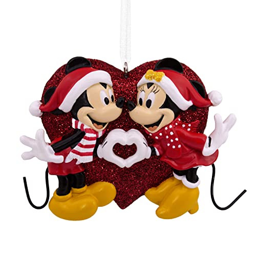 Hallmark Disney Mickey and Minnie Love Christmas Ornament | Amazon (US)