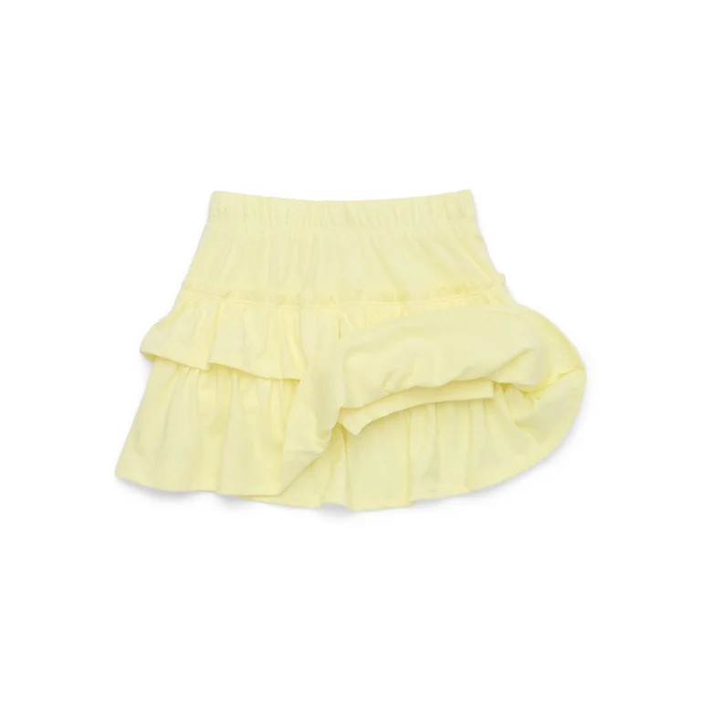 Garanimals Toddler Girl Solid Tiered Skort, Sizes 18M-5T | Walmart (US)