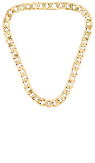 Large Michel Curb Chain Necklace in Gold | Revolve Clothing (Global)