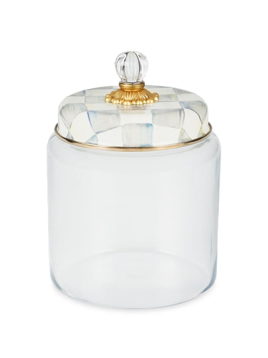 Sterling Check Large Kitchen Canister | Saks Fifth Avenue