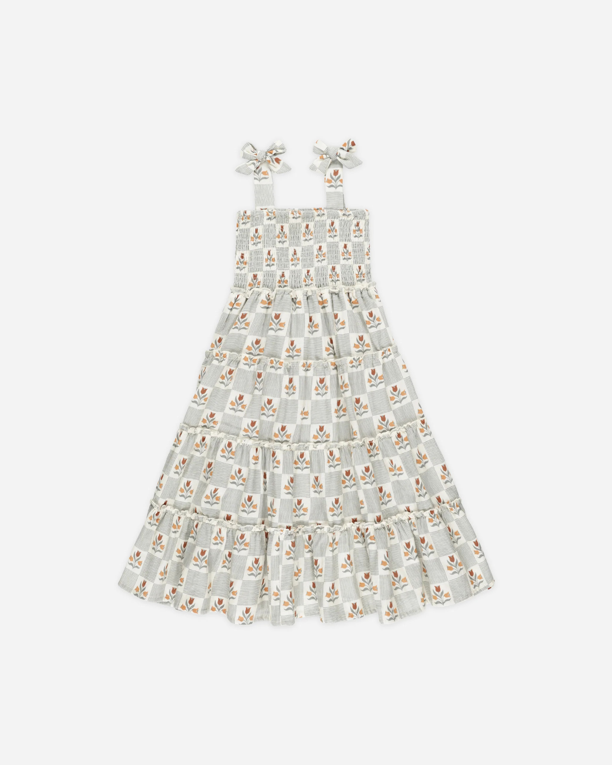 Taylor Dress || Garden Grid | Rylee + Cru