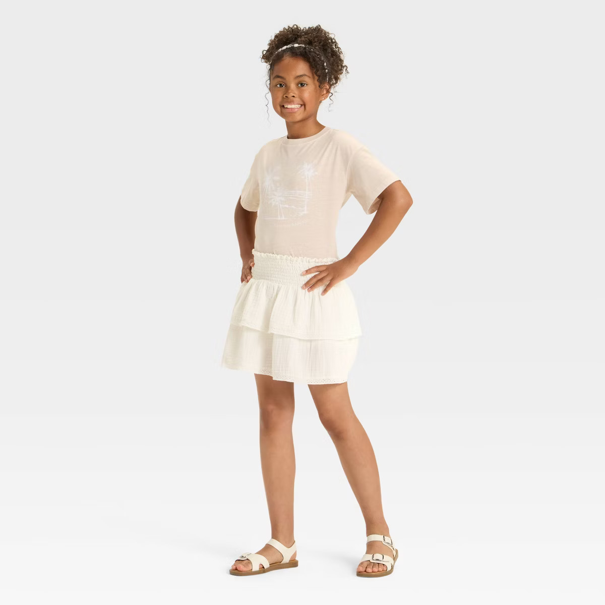Girls' Gauze Woven Skort - Cat & Jack™ | Target