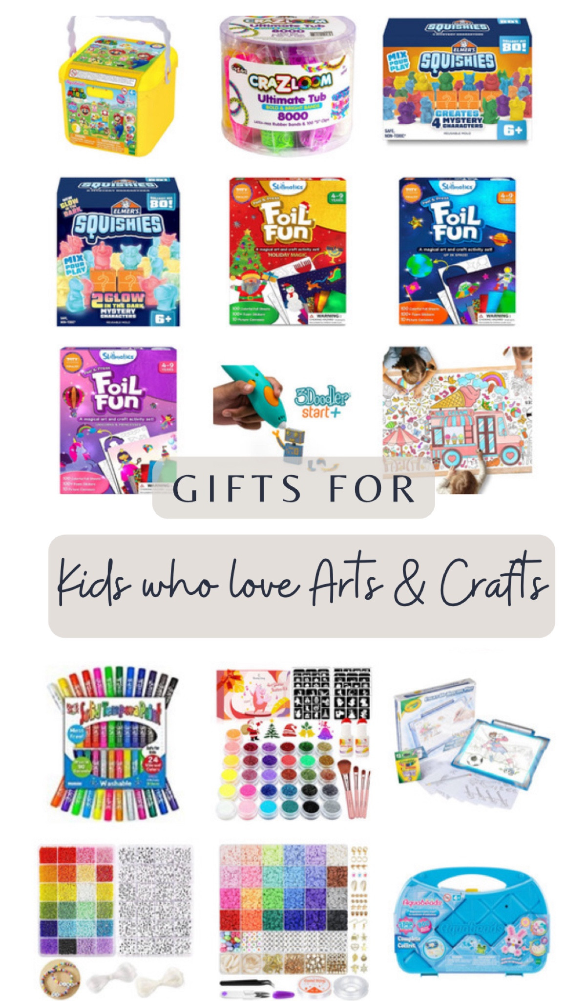 Gifts for kids who love arts and crafts  

#LTKsalealert #LTKGiftGuide #LTKkids