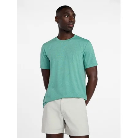 George Men s and Big Men s Crewneck Tee with Short Sleeves Sizes XS-3XL | Walmart (US)