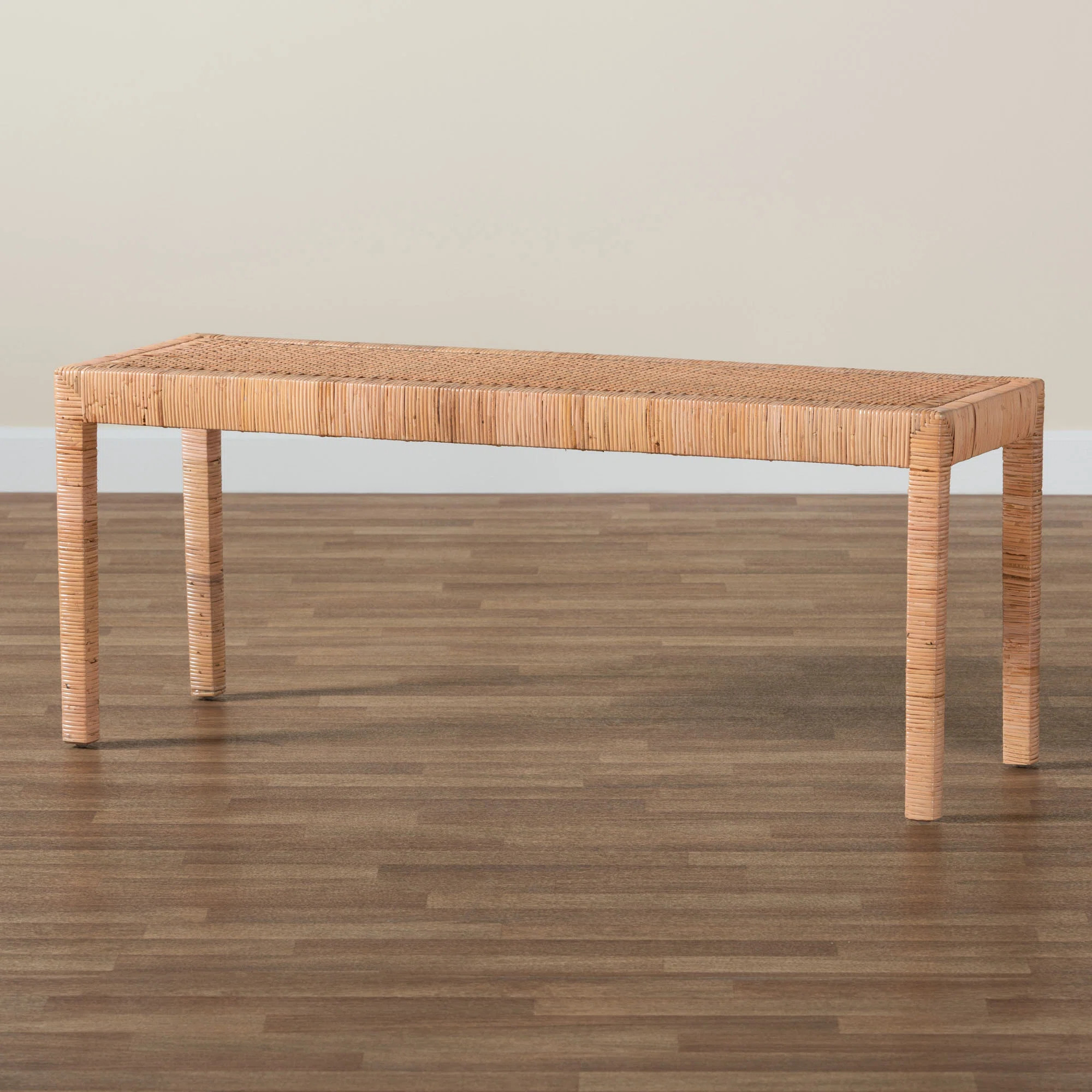 Bethie Wicker/Rattan Bench | Wayfair North America