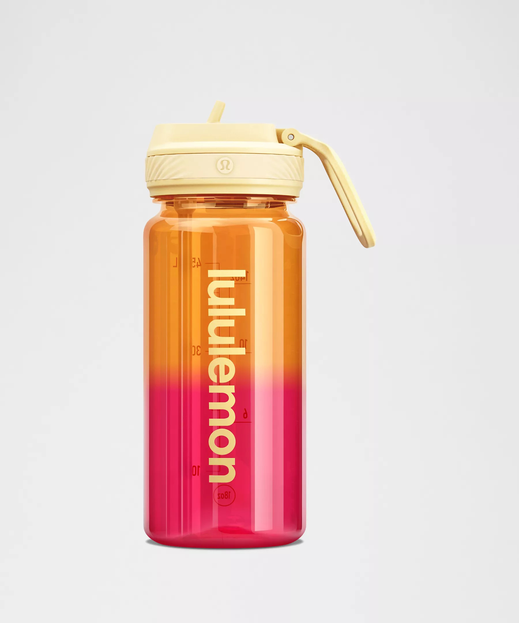 Back to Life Clear Bottle 18oz Straw Lid | Lululemon (US)
