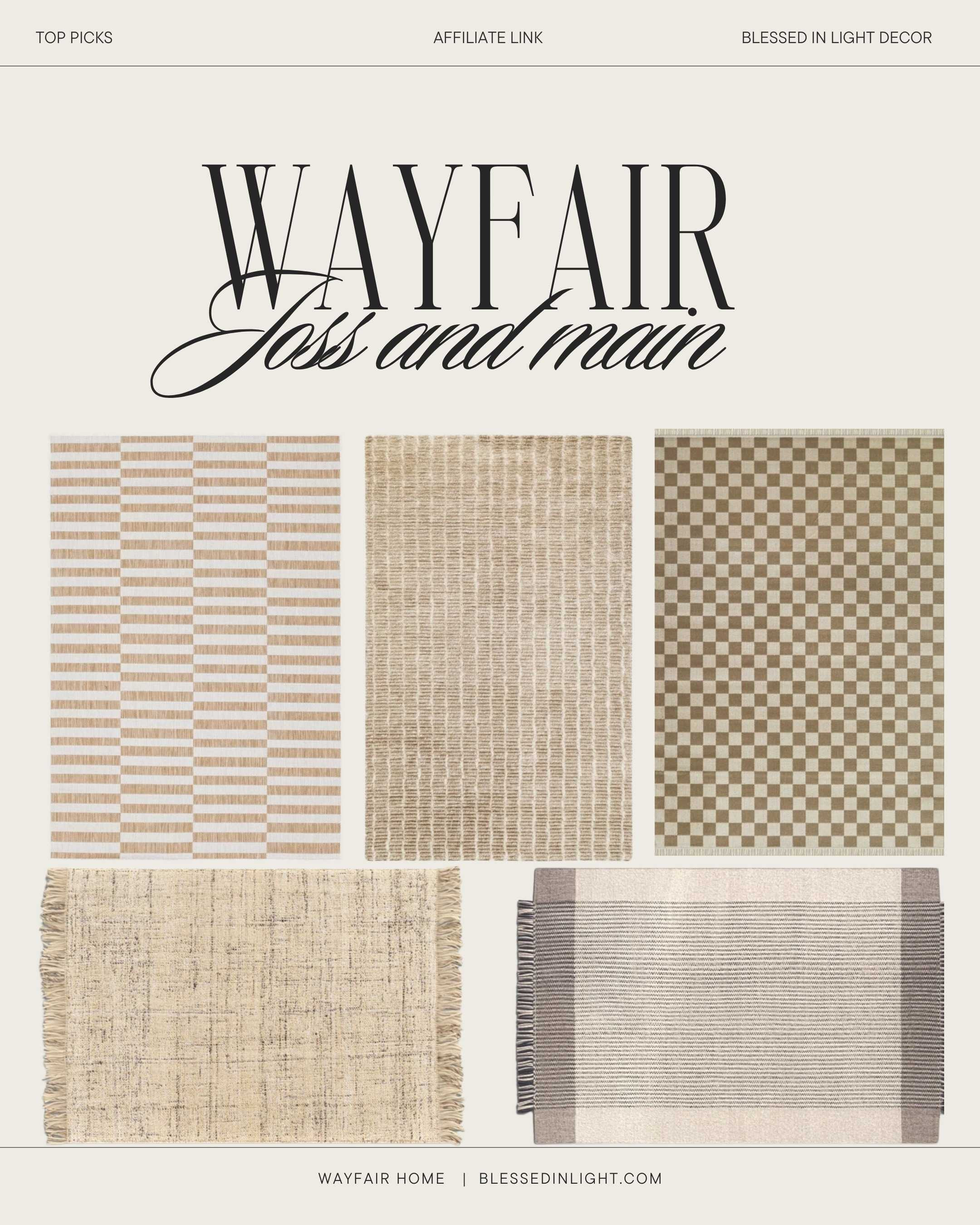 Wayfair rugs on sale!!!@wayfairstyle #wayday #home #homedecor #neutraldecor #neutralstyle 

#LTKSeasonal #LTKHome #LTKSaleAlert