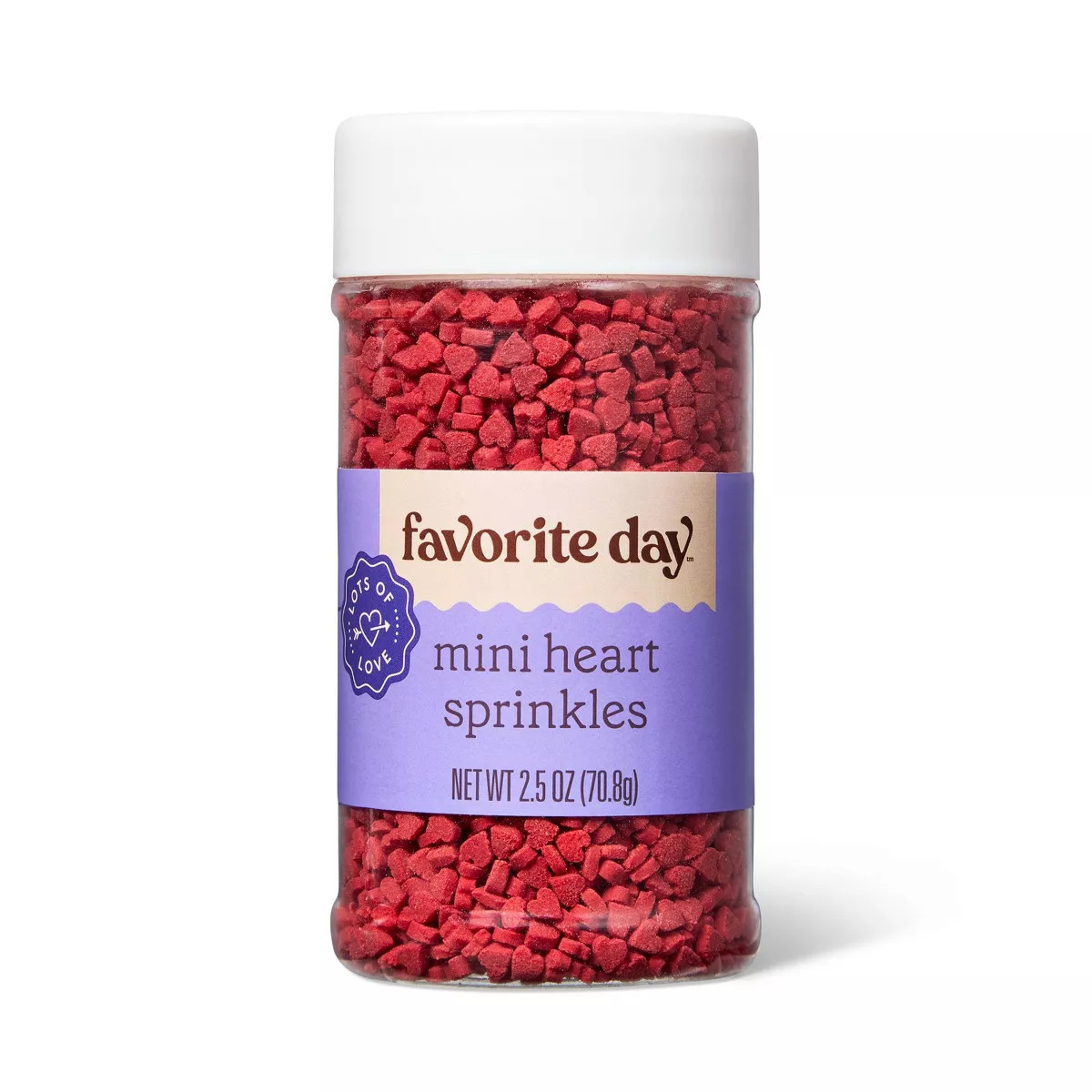 Valentine's Sprinkles Mini Hearts - 2.5oz - Favorite Day™ | Target