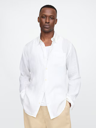 100% Linen Classic Shirt | Gap (US)