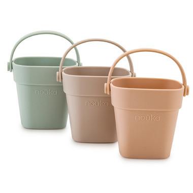 Nouka Tiny Buckets Bath Toys Sunset | Well.ca