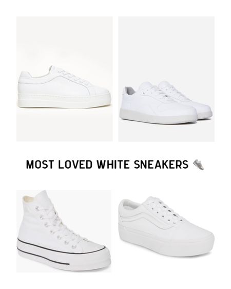 My most loved white sneakers 👟 
