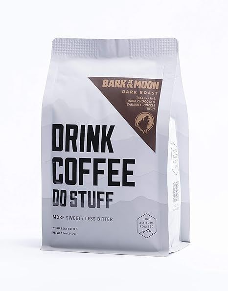 DRINK COFFEE DO STUFF - Bark at the Moon Blend - Whole Bean Dark Roast Lake Tahoe Coffee | Amazon (US)