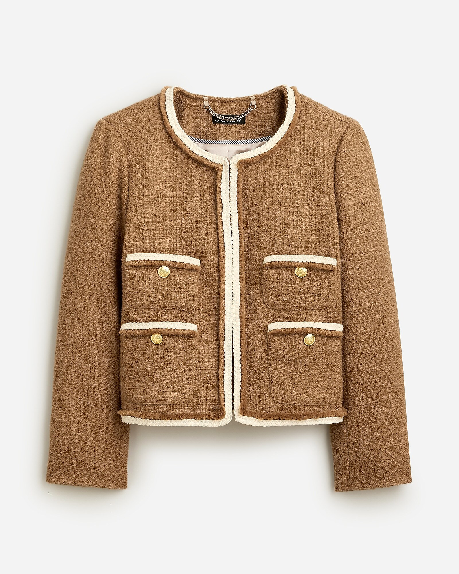 Frances lady jacket in maritime tweed | J. Crew US