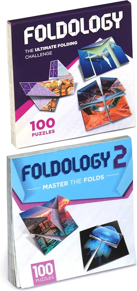 FOLDOLOGY 1&2 Combo Pack - Origami Puzzle Game for Kids, Teens, & Adults | Brain-Training, Travel... | Amazon (US)