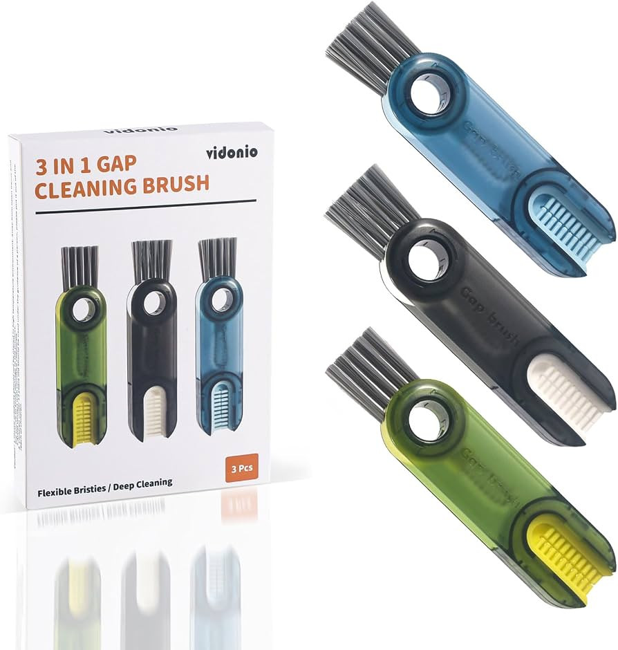 3 in 1 Cup Lid Gap Cleaning Brush Set, Multifunctional Insulation Bottle Cleaning Tools, Mutipurp... | Amazon (US)