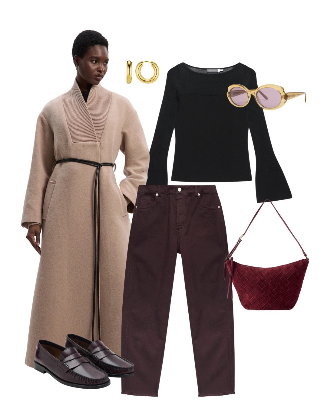 Smart casual jeans and a nice top inspiration 🖤

Burgundy plus size barrel jeans denim camel coat autumn winter inspo curves size 16

#LTKmidsize #LTKplussize #LTKcurves