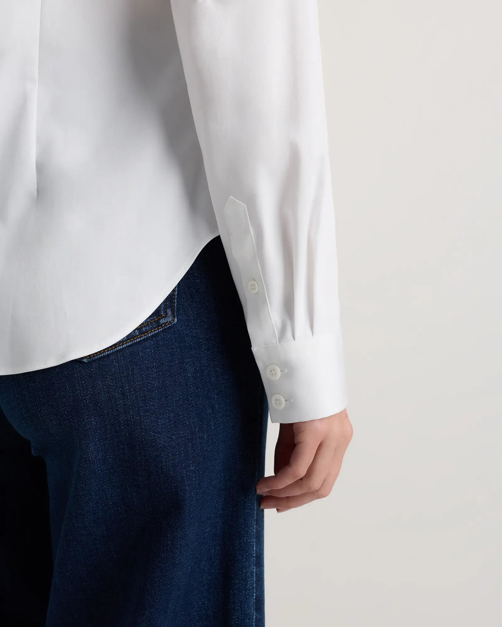 Organic Stretch Cotton Tailored Shirt | Quince