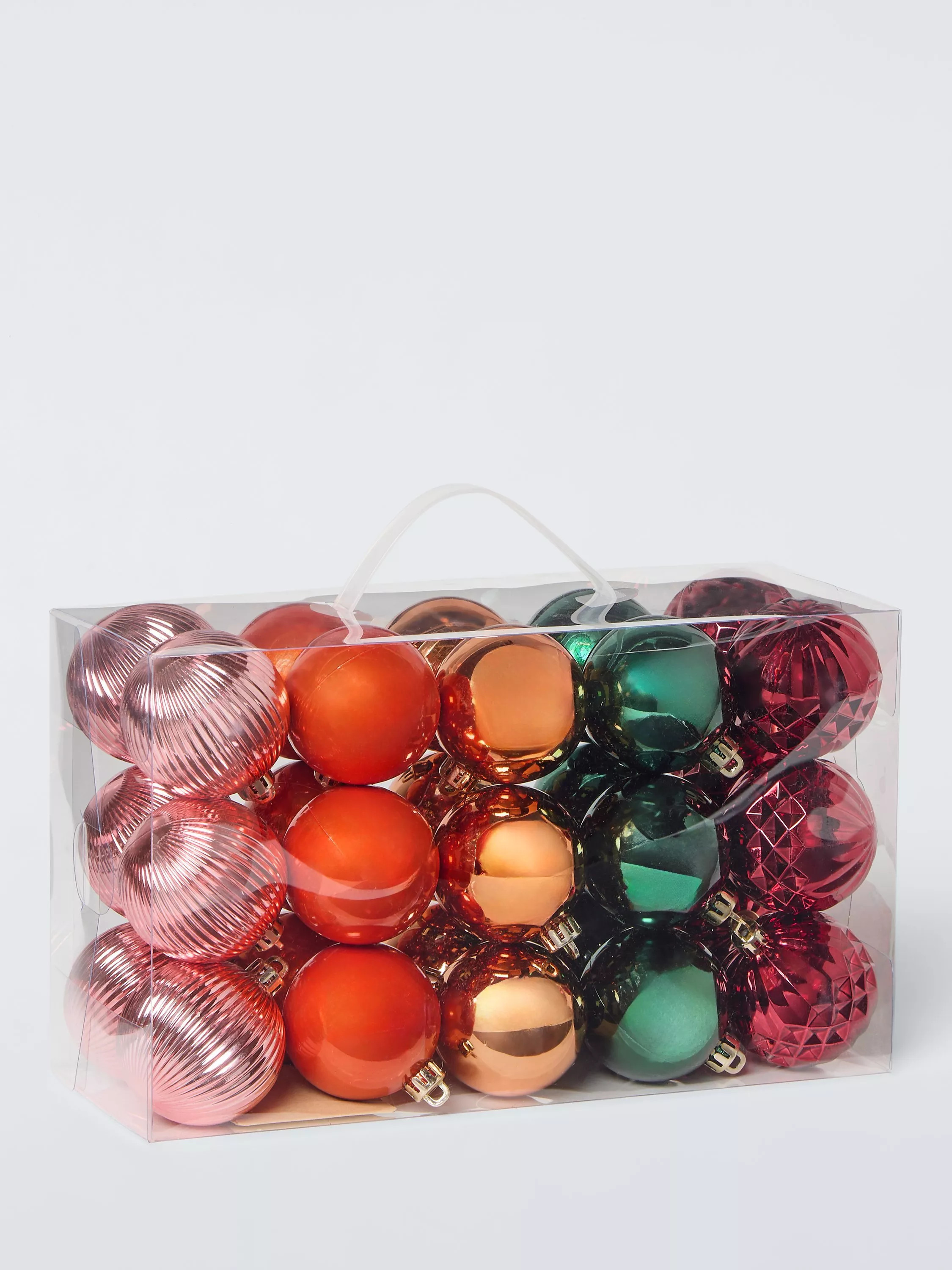 John LewisDawn & Dusk Shatterproof Baubles, Box of 30, Autumn | John Lewis (UK)