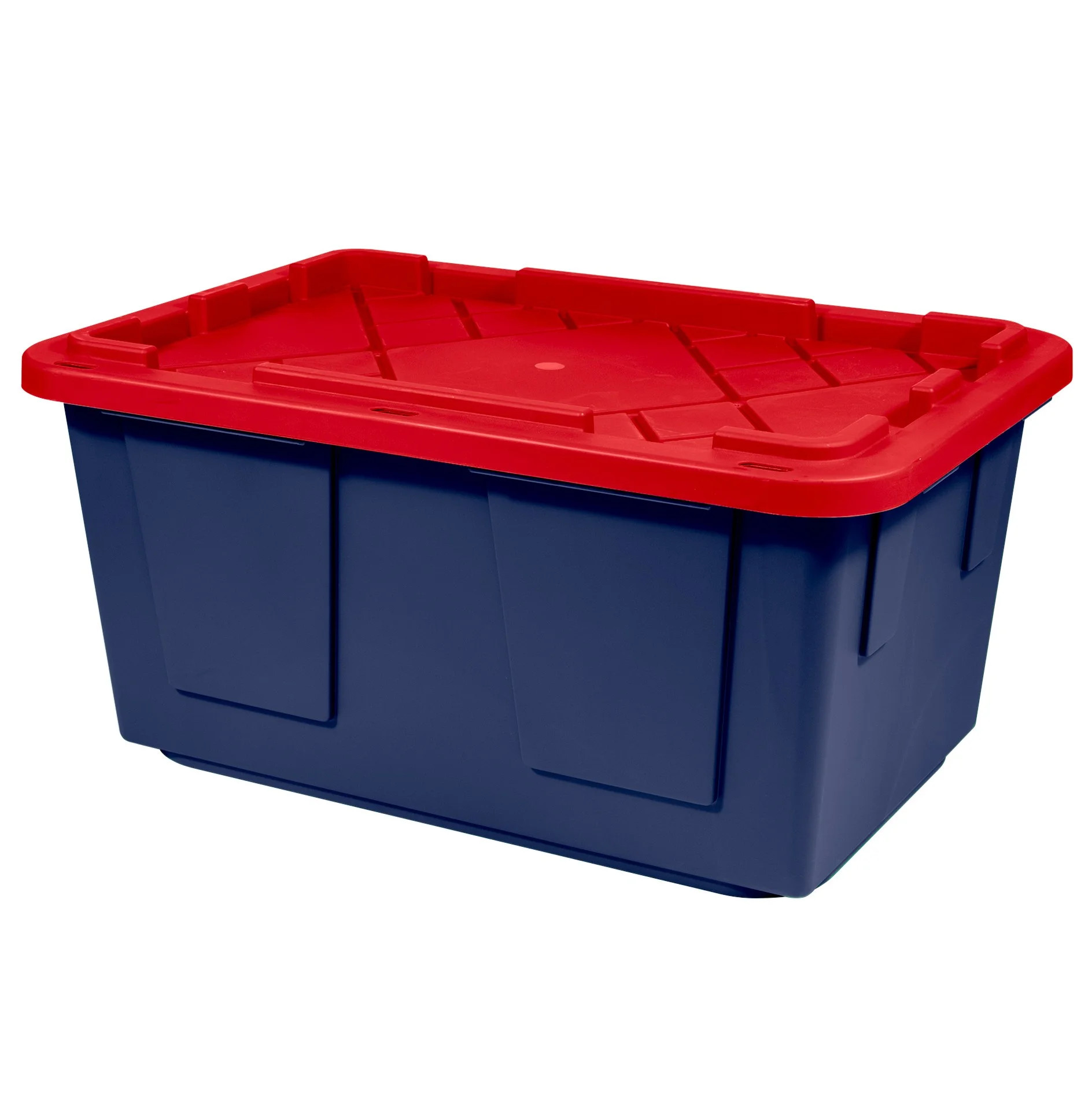 Greenmade Storage Tote 27 Gallon Heavy-Duty Plastic Stackable Bin Snap-Fit Lid 30.5in x 20.5in x ... | Walmart (US)