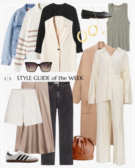 Style Guide of the Week | late Summer outfits: mix of transitional Summer to Fall casual pieces for the week! 

Timeless style, outfit ideas, transitional style, warm weather style, Fall outfit, Summer outfits, closet basics, casual style, chic style, everyday outfit. See all details on thesarahstories.com ✨

#LTKstyletip #LTKFind