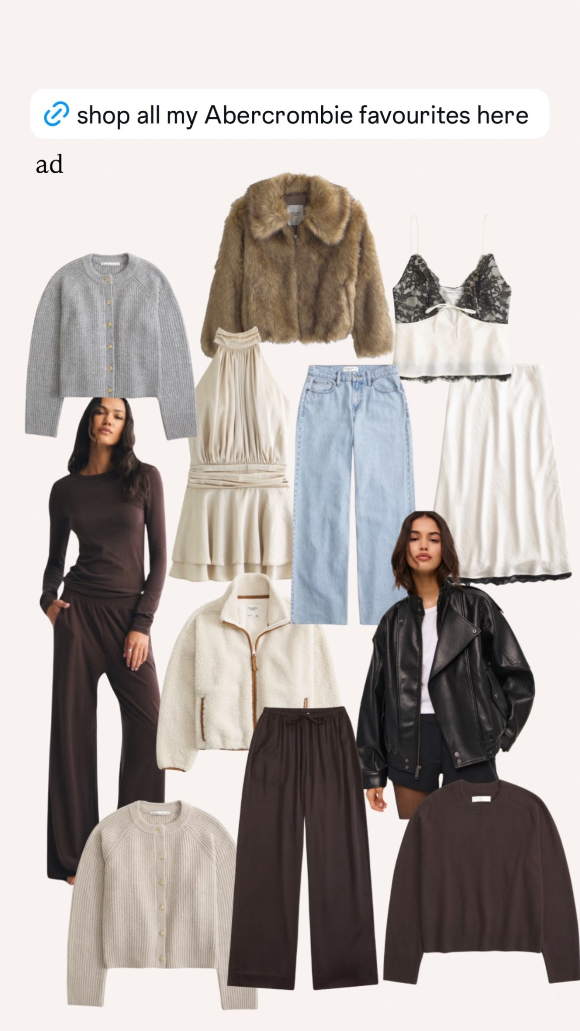 ad Outfits from the week wearing all @abercrombie 🤍 

jeans, curve love, loungewear, partywear, Abercrombie & Fitch 

#LTKfestive #LTKuk #LTKwinter