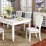 William's Home Furnishing Kaliyah Dining Table, White | Amazon (US)