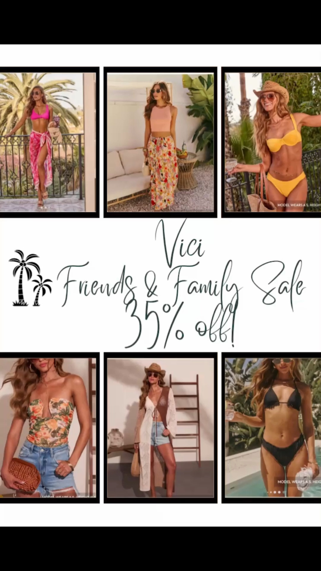 LAST CALL! 35% Off Everything at VICI (Ends Tonight!) 🚨

Sarasota, we have a fashion emergency! ⚓️✨ One of my absolute favorite brands for "Coast to Curb" style—VICI—is having their Friends & Family event, and it is 35% OFF SITEWIDE!

If you have a boat day, a beach wedding, or just want to refresh your 2026 swim drawer, this is the moment. I’m currently filling my cart with their matching sets and breezy dresses. At 54, I love VICI because their cuts are flattering, the quality is there, and they look like you spent a lot more than you actually did. 🥂💖

The Details:
• 35% OFF with code: FF25
• Ends Tonight! Don't let these "Salty" staples sit in your cart.

I’ve linked my top picks for the season below—from the perfect swim cover-ups to those iconic "sunset dinner" dresses.

Are you shopping for a specific event or just a spring refresh? 💬👇

#ViciDolls #ViciSale #SarasotaStyle #ResortWear #FitAt54 #BeachStyle #SaltyAt54 #SpringSale2026

#LTKSaleAlert #LTKSwim #LTKTravel